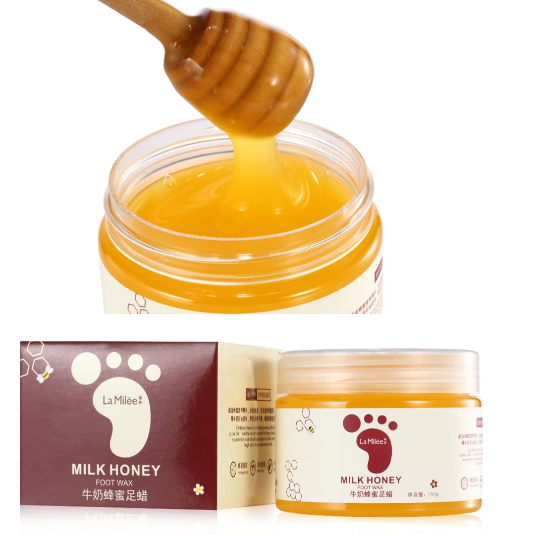 Soft Feet Mask Peel off, Milk Honey- Exfoliating, Moisturizing, Hydrating, Nourishing