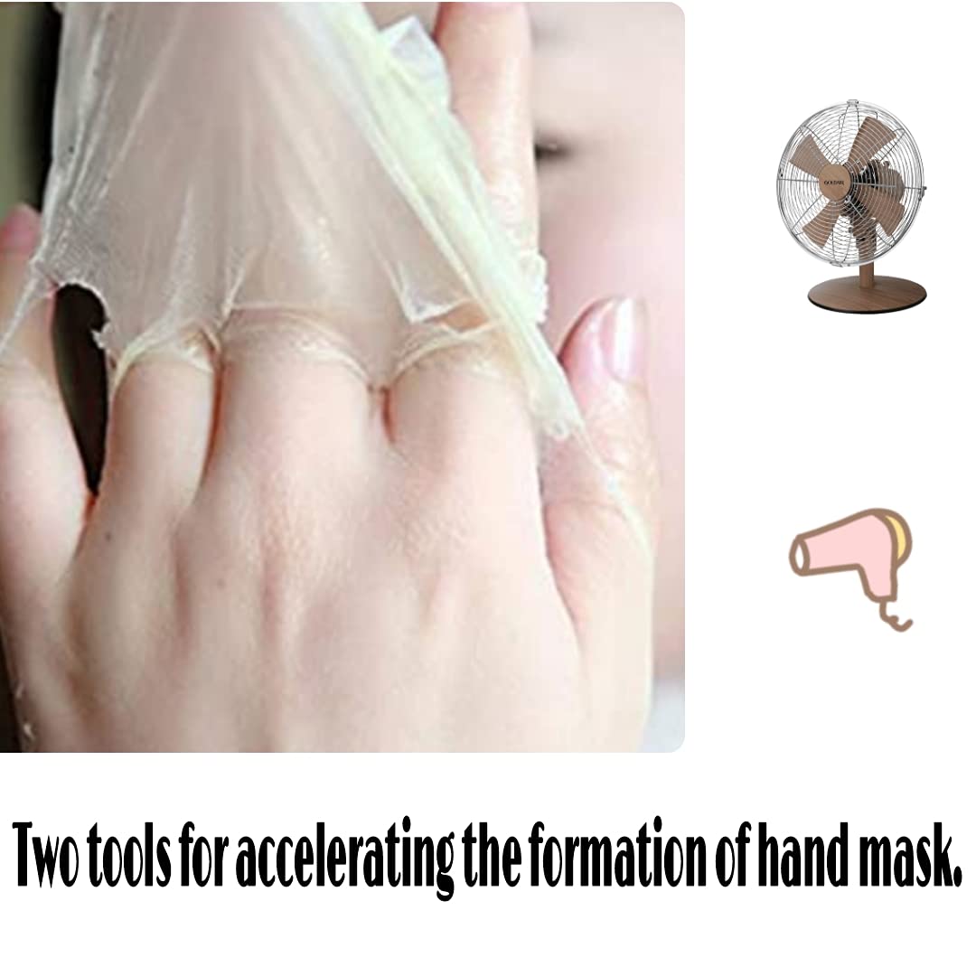 Soft Hands Mask Peel off, Milk Honey- Exfoliating, Moisturizing, Hydrating, Nourishing