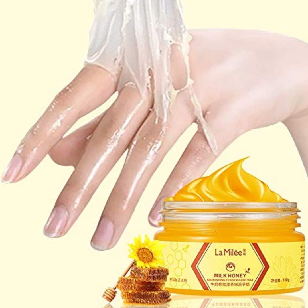 Soft Hands Mask Peel off, Milk Honey- Exfoliating, Moisturizing, Hydrating, Nourishing