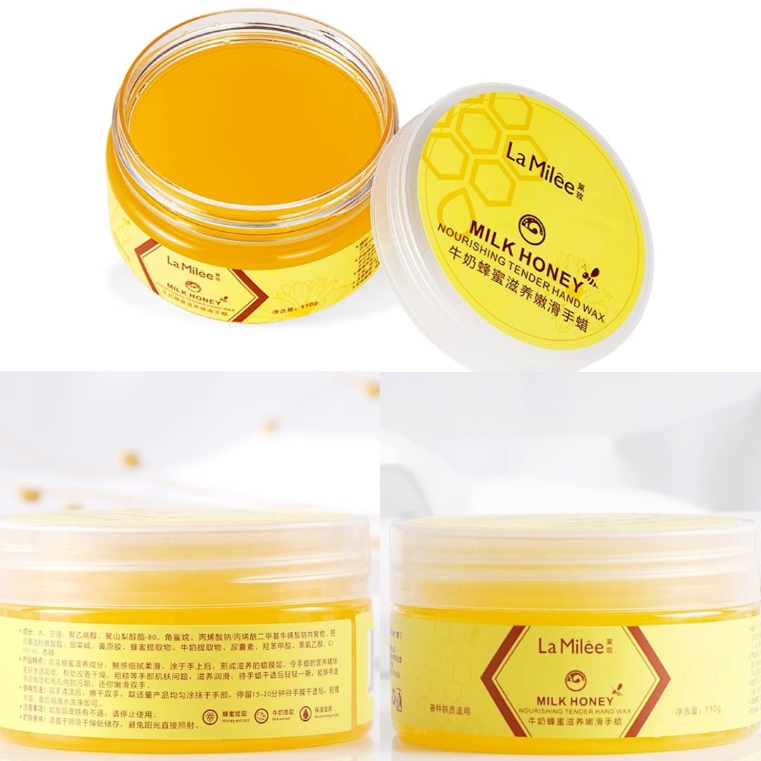Soft Hands Mask Peel off, Milk Honey- Exfoliating, Moisturizing, Hydrating, Nourishing