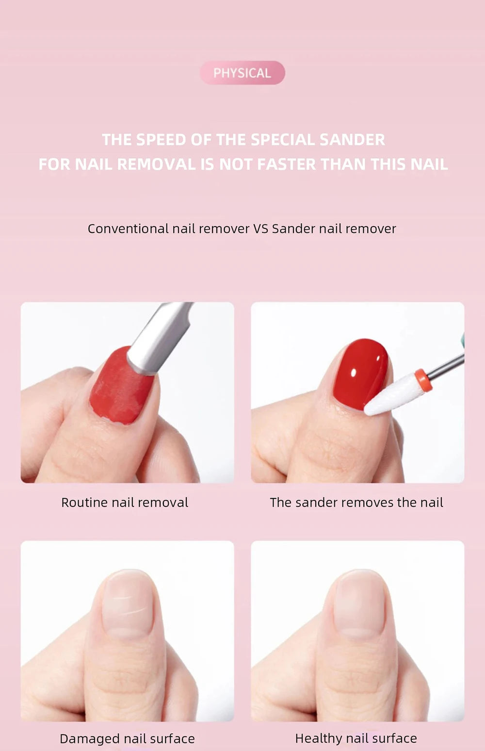 35000RPM Wireless Nail Drill Rechargeable Cordless Manicure Pedicure Drill