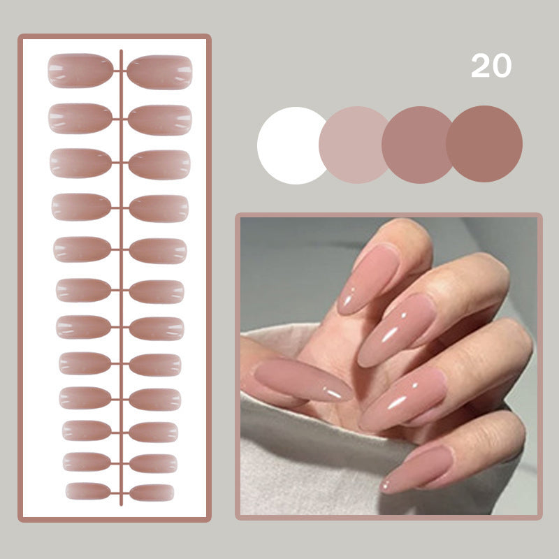 24pcs Acrylic Nails with Design