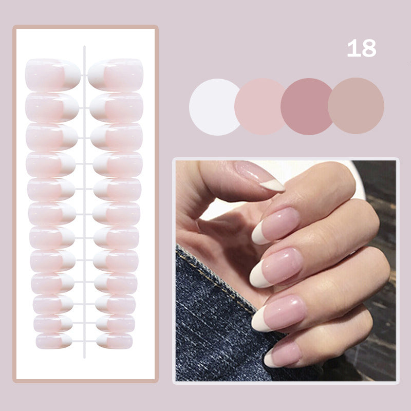 24pcs Acrylic Nails with Design