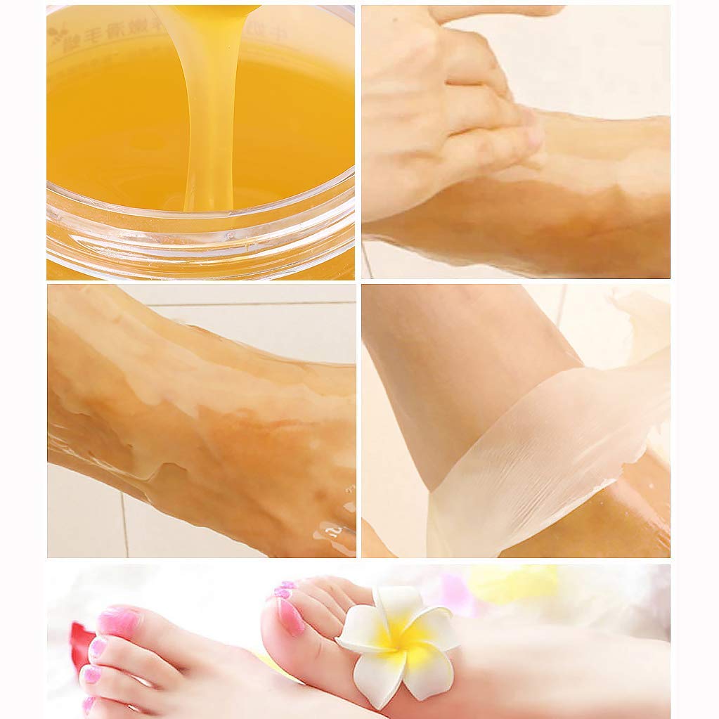 Soft Feet Mask Peel off,  Milk Honey- Exfoliating, Moisturizing, Hydrating, Nourishing 