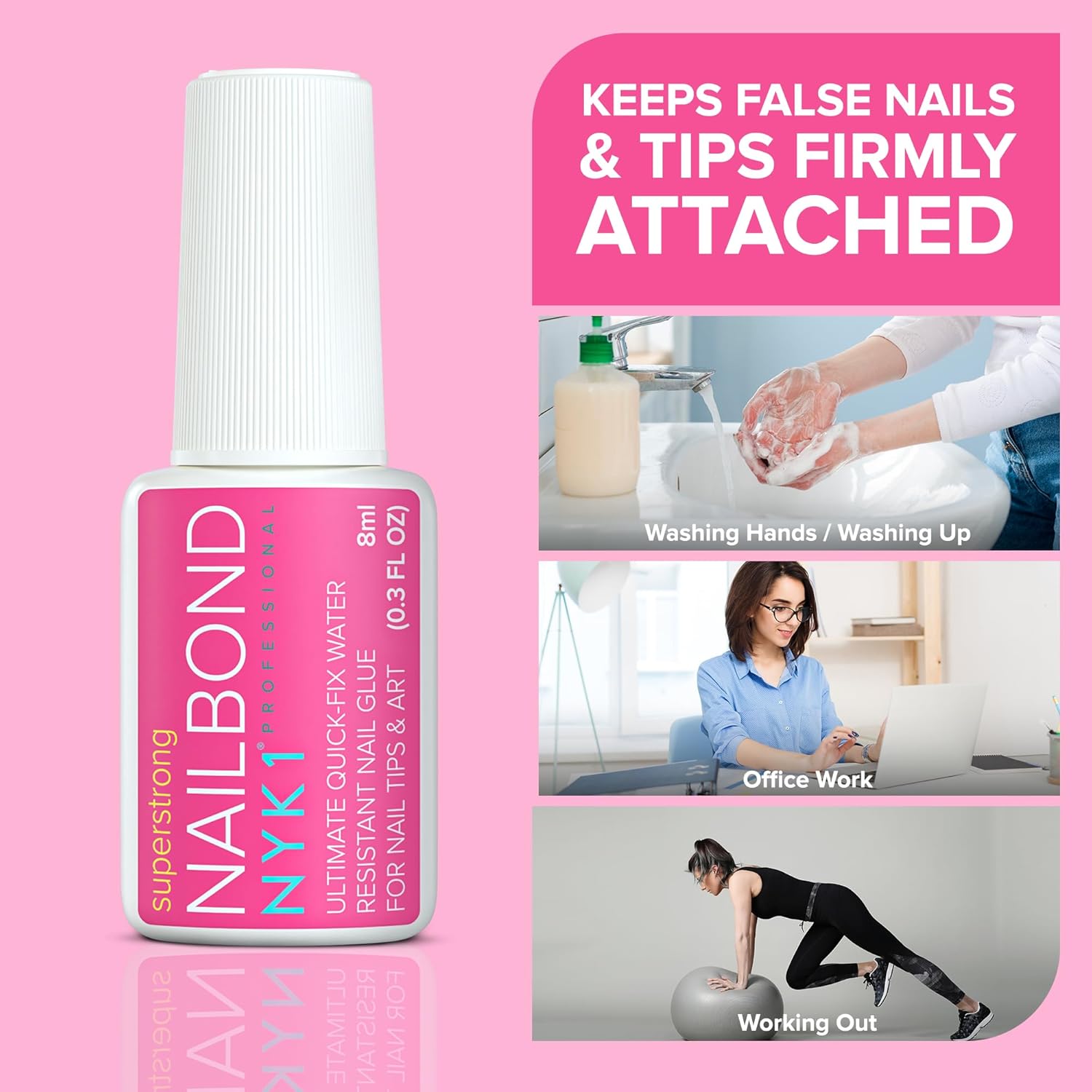 BEST GLUE for Press on Nails- Strong &amp; Long-Lasting