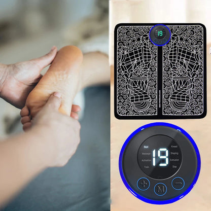 Electric Foot Massager Pad Muscle Massage Relaxation Trainer For Massage Fitness Indoor Outdoor Relax